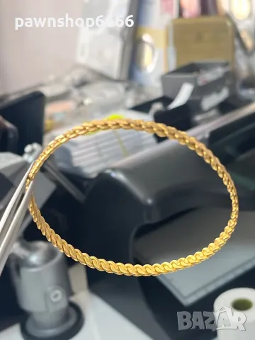 Златна гривна 22 карата, снимка 2 - Гривни - 50342378