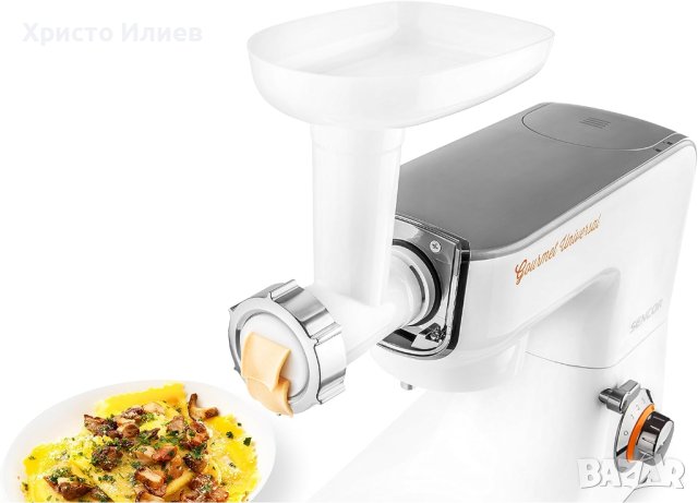 Кухненски робот Sencor 1000W Планетарен миксер Блендер Машина за паста Чопър, снимка 6 - Кухненски роботи - 41962705