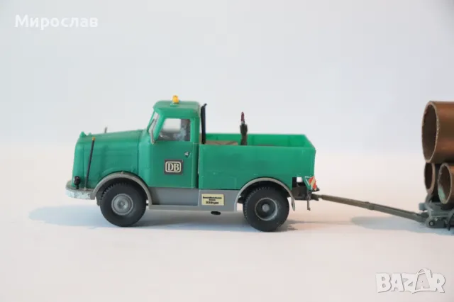 H0 1/87 KIBRI  KAELBLE TEЖКОТОВАРЕН ПРЕВОЗ РЕМАРКЕ МОДЕЛ КОЛИЧКА, снимка 2 - Колекции - 50362852