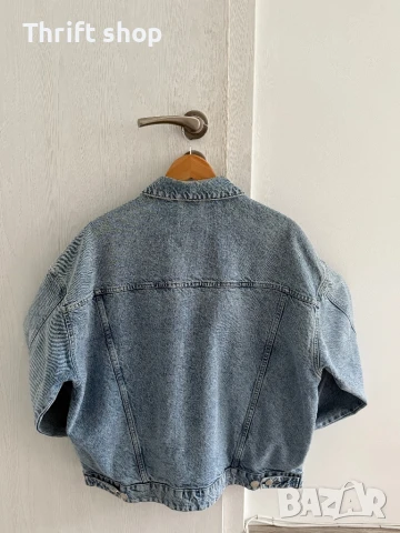 Дънково Яке Bershka, снимка 3 - Якета - 50877818