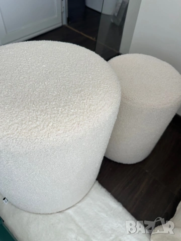 2 бр табуретки, букле , снимка 6 - Дивани и мека мебел - 53666012