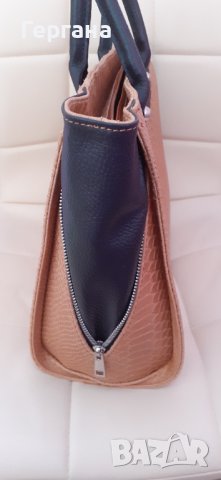 Дамска чанта от естествена кожа, снимка 6 - Чанти - 39221632
