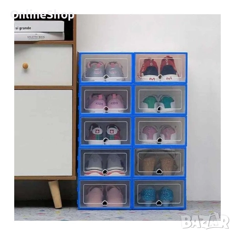 Пластмасова кутия за обувки (12 броя), снимка 7 - Други стоки за дома - 52647389