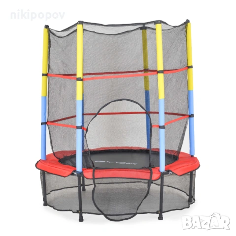 BYOX Батут с вътрешна мрежа HOP 4.5FT 140cm, снимка 9 - Други спортове - 53569108