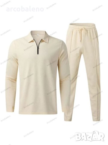 Нов мъжки свободен, втален ежедневен комплект от две части, 5цвята, снимка 3 - Спортни дрехи, екипи - 44151790