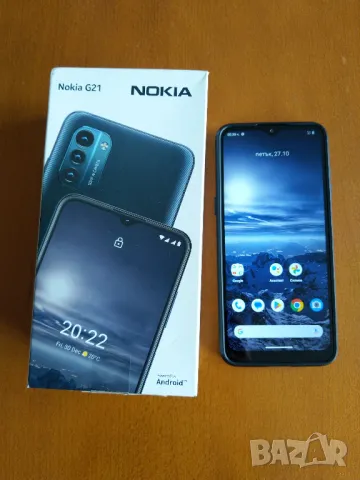 Nokia G21 4/64GB + подарък, снимка 1 - Nokia - 48051217