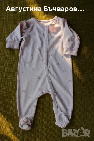 Комплект от 3 броя цели пижамки H&M/размер 62, снимка 8 - Бебешки пижами - 51340789