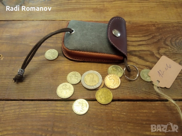 Кожен калъф за авто ключ, кожен ключодържател, детско портмоне, кожен аксесоар , снимка 3 - Аксесоари и консумативи - 51682417