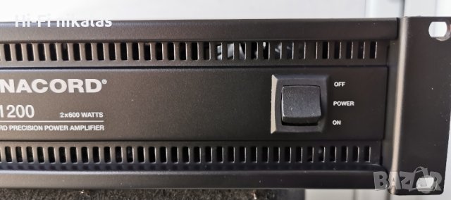 професионално стъпало усилвател DYNACORD SL 1200  , снимка 6 - Ресийвъри, усилватели, смесителни пултове - 44416482