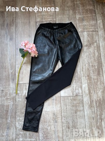 Черен нов еластичен кожен клин , снимка 2 - Клинове - 38446677