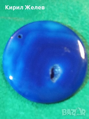 НАТУРАЛЕН СКЪПОЦЕНЕН ЛАЗУРИТ АРТ МЕДАЛЬОН ЮВЕЛИРНО ШЛИФОВАН БИЖУ 24370, снимка 2 - Колиета, медальони, синджири - 33953371