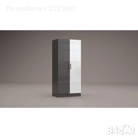 Двукрилен гардероб Аполо 1, снимка 8 - Гардероби - 52221537