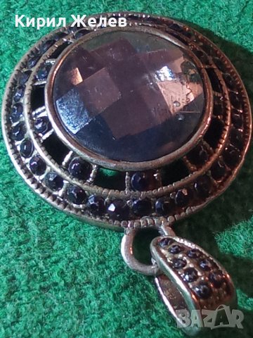 ВИНТИДЖ СКЪПОЦЕНЕН АРТ МЕДАЛЬОН 1557, снимка 4 - Колиета, медальони, синджири - 30568708