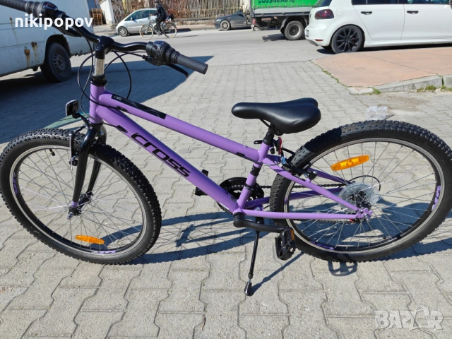 CROSS Велосипед 24" HARMONY лилав, снимка 8 - Велосипеди - 53830671