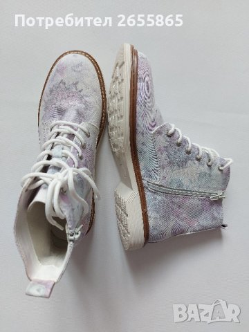 Боти с флорален мотив р.39, снимка 13 - Дамски боти - 44261014