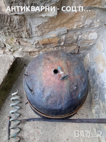 Стар Меден Казан За Варене На Домашна Ракия 60лт. , снимка 3 - Антикварни и старинни предмети - 51762198