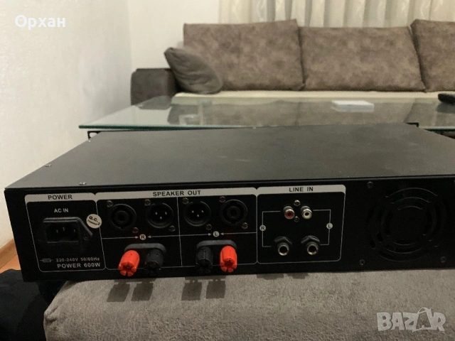 Крайно стъпало IBIZA AMP-600, снимка 3 - Ресийвъри, усилватели, смесителни пултове - 53375627