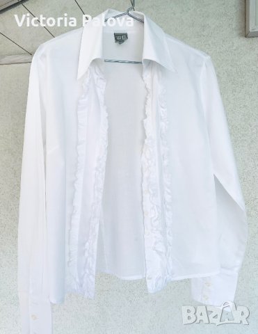 Красива бяла риза/блуза WE Холандия, снимка 7 - Ризи - 41379962