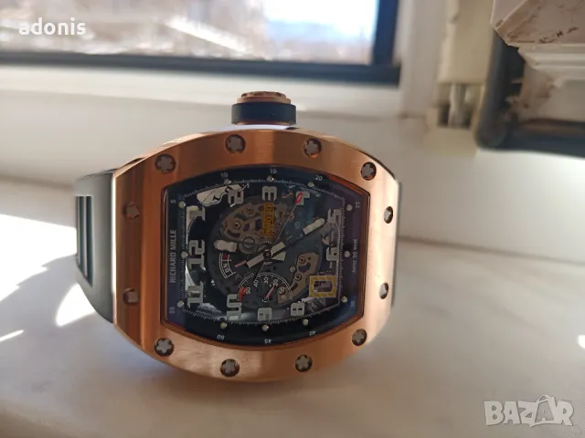 Richard mille RM 030 automatic mechanical watch gold Ричард Майли автоматичен механичен часовник , снимка 16 - Други - 48989617