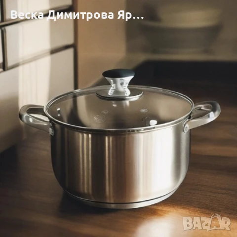 Тенджера Voltz Индукция, Неръждаема стомана, снимка 4 - Съдове за готвене - 50980526