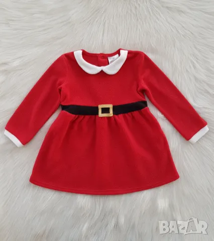 Детска Коледна рокля H&M 18-24 месеца , снимка 5 - Бебешки рокли - 47650356