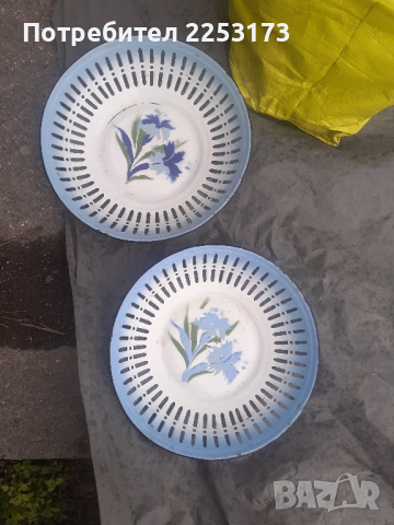 Стари емайлирани фруктиери лот