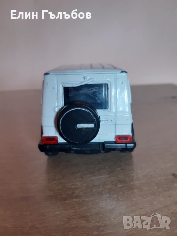 Количка Мерцедес G-класа, Джип полиция колекционерска мащаб1:42, снимка 12 - Колекции - 53234000