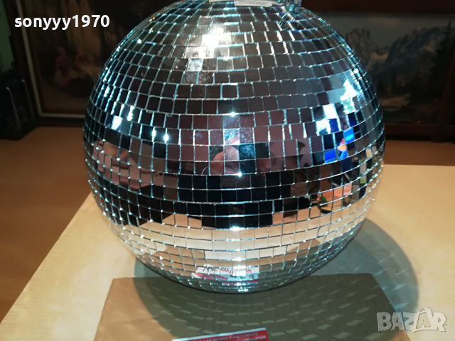 *Голяма профи диско топка-30см-за ДИСКОТЕКА/БАР, снимка 6 - Ресийвъри, усилватели, смесителни пултове - 15575877
