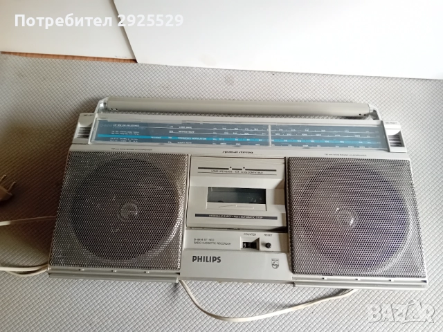 Радиокасетофон PHILIPS, снимка 4 - Радиокасетофони, транзистори - 49103907