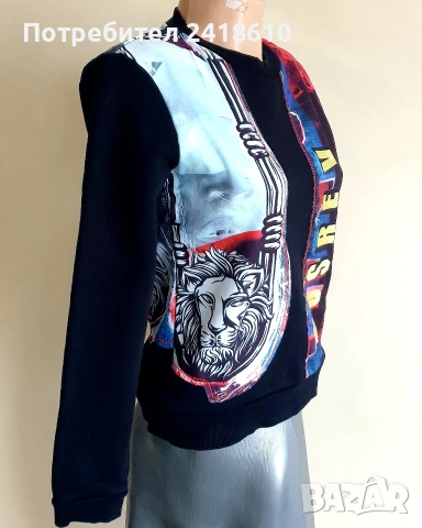 Versace VERSUS Gianni Versace Womens Cotton Size M / S ОРИГИНАЛ! Дамска блуза!, снимка 7 - Блузи с дълъг ръкав и пуловери - 53482474