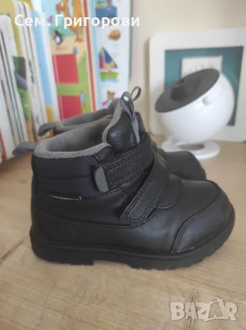 Детски обувки (боти) Mayoral 23 черни водоустойчиви, снимка 2 - Детски боти и ботуши - 50056314