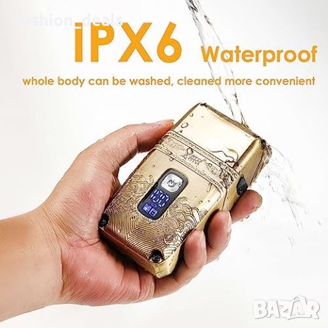 Нов електрически комплект бръснач тример Самобръсначка за мъже Подарък, снимка 6 - Тримери - 42404025