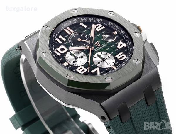 Мъжки часовник Audemars Piguet Royal Oak Offshore Green с швейцарски механизъм, снимка 6 - Луксозни - 40995142