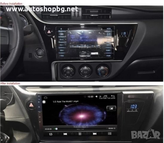 TOYOTA COROLLA Е170/Е180 2017-2019 - 10'' НАВИГАЦИЯ, снимка 4 - Аксесоари и консумативи - 39140484