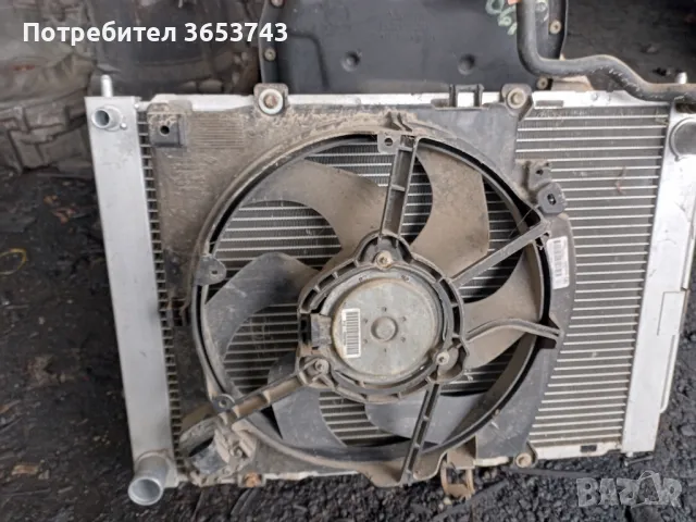 Renault Clio 2005-2009 комплект радиатори и перка охлаждане , снимка 2 - Части - 48030953