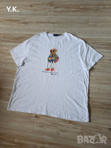 Оригинална мъжка тениска Polo Bear by Ralph Lauren, снимка 2 - Тениски - 51889397