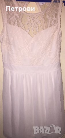 Прекрасна рокля с дантела и гол гръб, снимка 3 - Рокли - 41452576