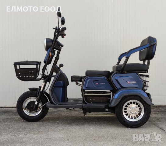 Електрическа триколка с три седалки модел М19B, снимка 10 - Мотоциклети и мототехника - 40256363
