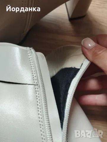 Лот 15€ дамски боти екрю и дамско сако H&M, снимка 3 - Сака - 55724747