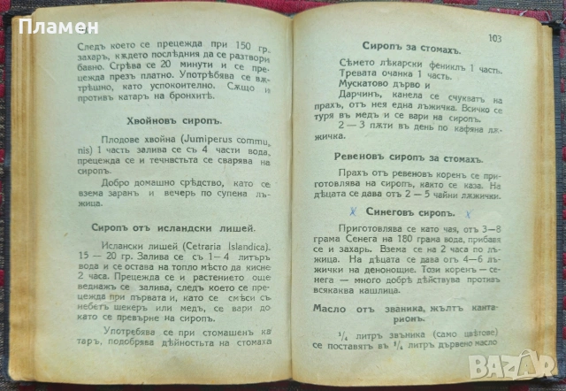 Какво казватъ билките и водата /1924/, снимка 5 - Антикварни и старинни предмети - 53873203