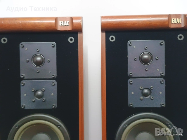 Трилентови тонколони ELAC EL 100 с впечатляващ звук. Изпращам видео. , снимка 4 - Тонколони - 52654849
