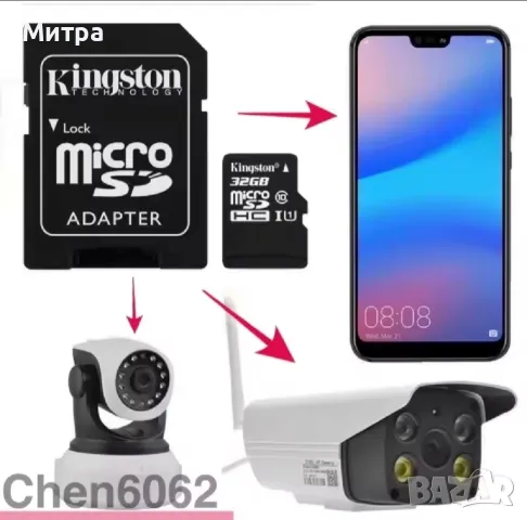 SD карта памет Kingston 512GB плюс SD адаптер, снимка 9 - Карти памет - 50276536