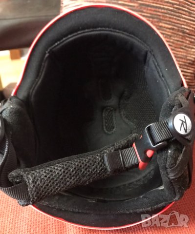 ROSSIGNOL HERO 8 60см- състезателна каска за слалом + метален предпазител/наморник росиньол хиро 8, снимка 5 - Зимни спортове - 42603371