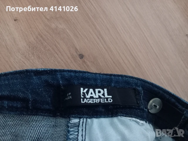 Детски дънки Karl Lagerfeld 7-8г. 122-128см., снимка 3 - Детски панталони и дънки - 50487840