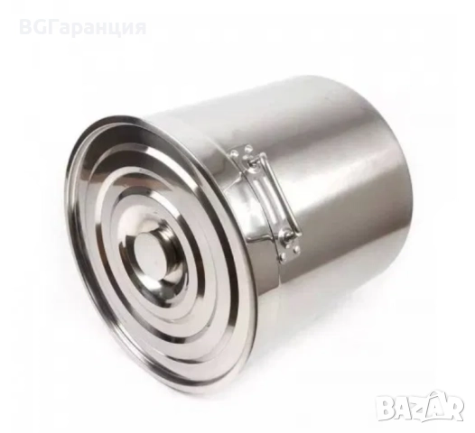 Казан от неръждаема стомана с обем 35 литра, снимка 6 - Други стоки за дома - 52255917