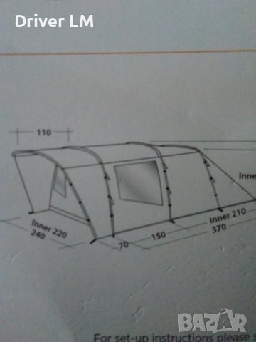Къмпинг оборудване палатка Easy Camp Palmdale 400. Перфектно състояние и цена. , снимка 13 - Палатки - 42302349