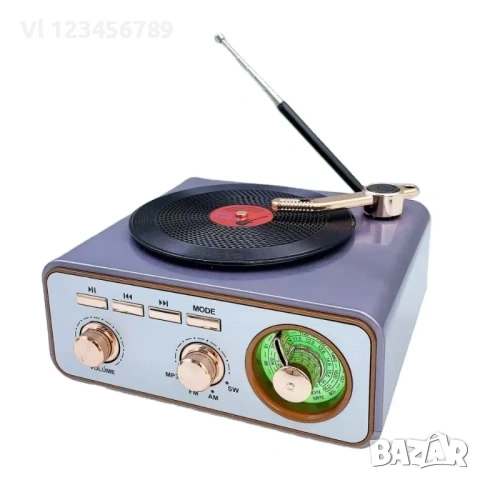 3 вълново ретро радио Meier MD-1217 BT- AM, FM, SW+USB/TF