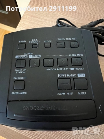 Радио будилник Sony, снимка 3 - Други - 51793377