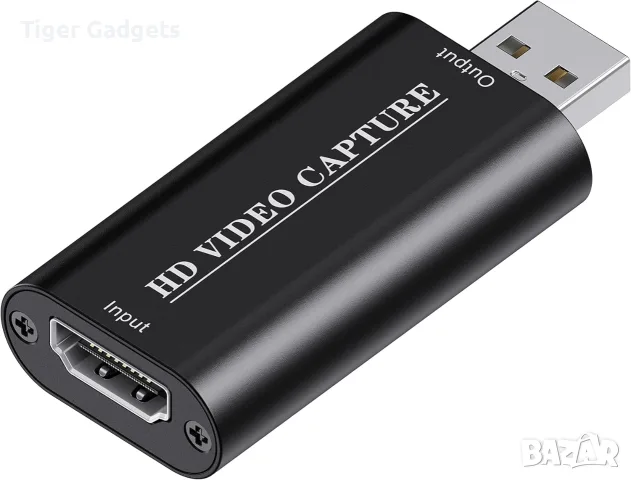 4K HDMI към USB 3.0 Capture Card – 1080P 30FPS, HDMI Loop Out, за стрийминг и запис, снимка 2 - Кабели и адаптери - 56078953
