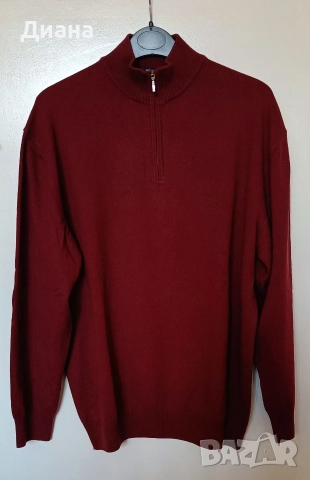 Мъжки пуловери и жилетки с цип-кашмир,мерино, снимка 15 - Пуловери - 52772111